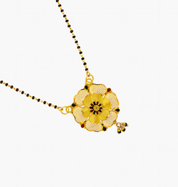 The Decorated Flower Mangalsutra